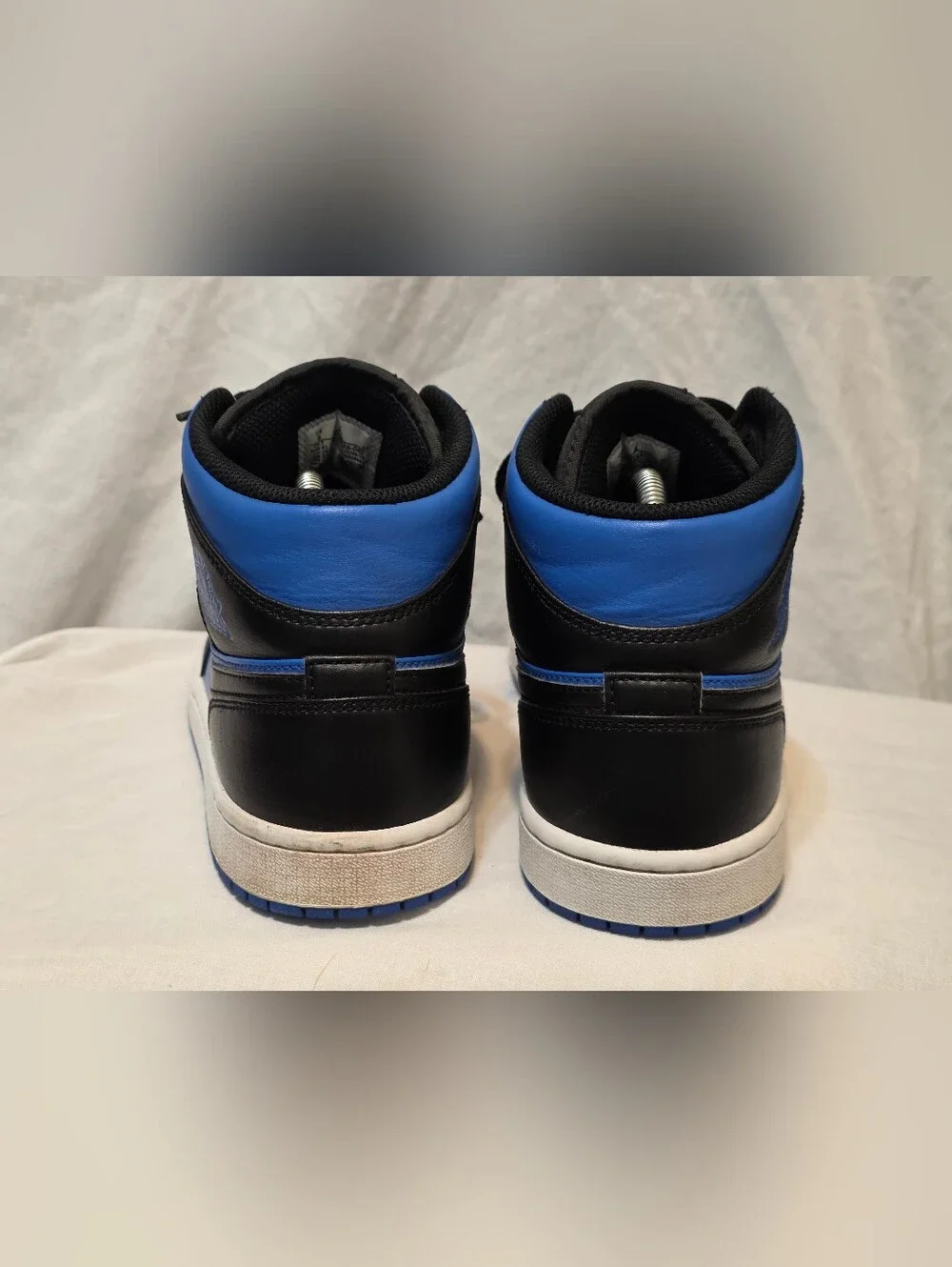 Nike Air Jordan 1 Mid Black Royal Blue White DQ8426-042 Mens Sz 8